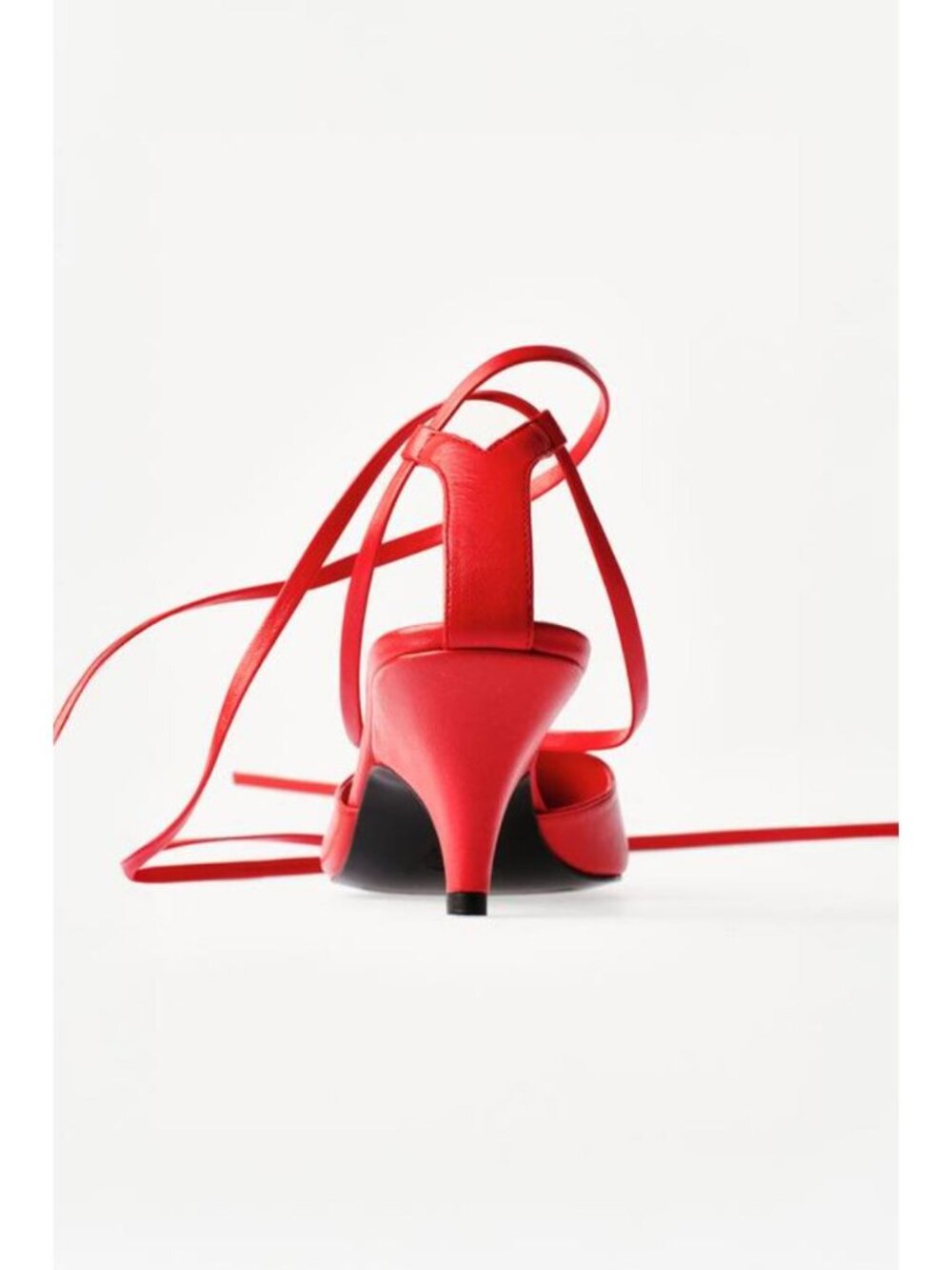 ZARA WILLY CHAVARRIA X ZARA LEATHER STRAPPY HEELS - Picture 7 of 7